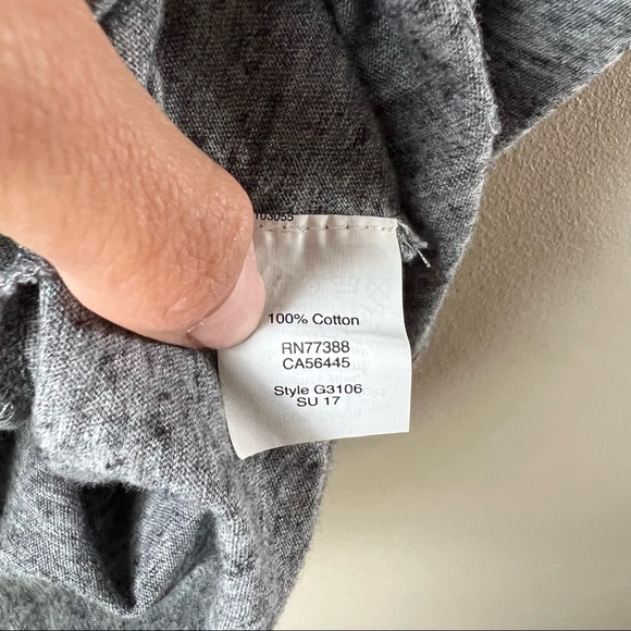 Madewell Whisper Grey Pocket Tee size XL - Picture 8 of 9
